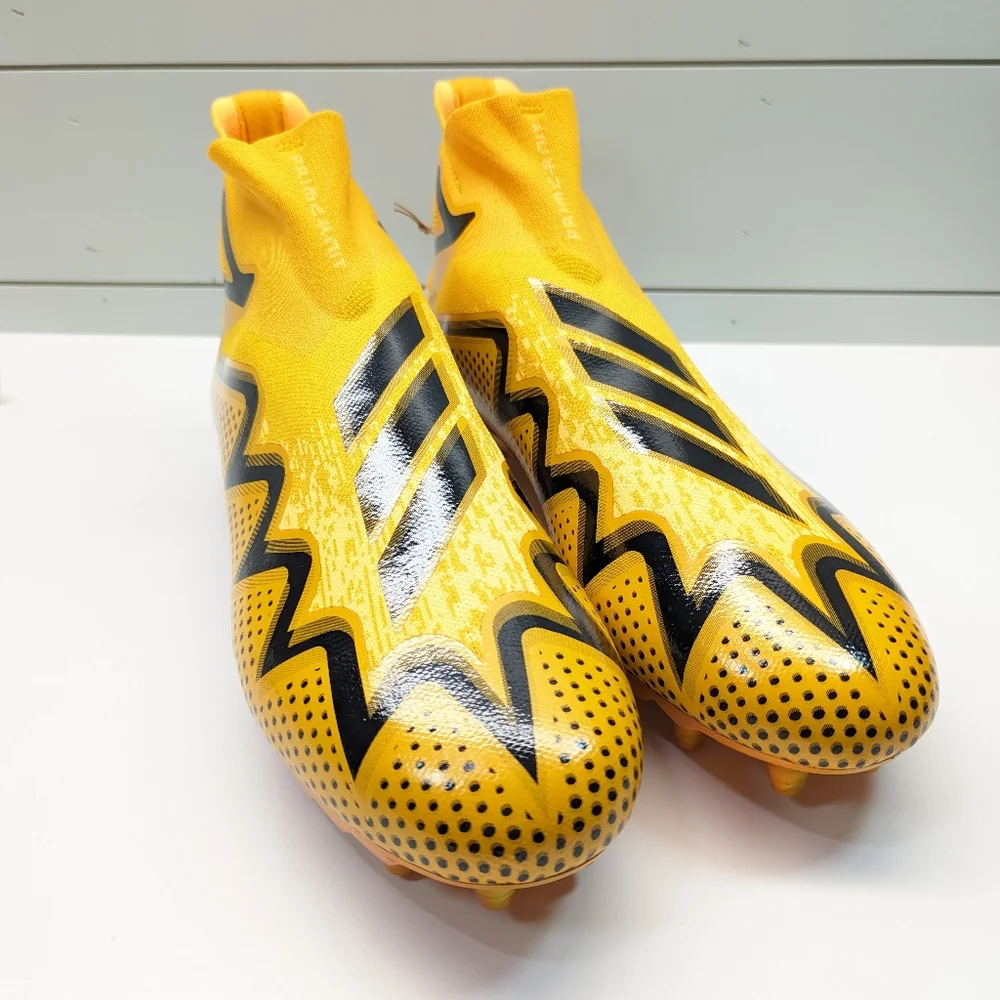 Adidas Freak 21 Ultra Team Collegiate Gold Black Yellow Football cleats Men's 14
